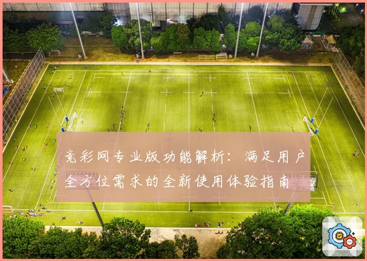 竞彩网专业版功能解析:满足用户全方位需求的全新使用体验指南